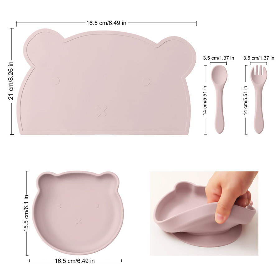 BPA Free 4PCS Silicone Childre - Baby Food Menu 评论和价格