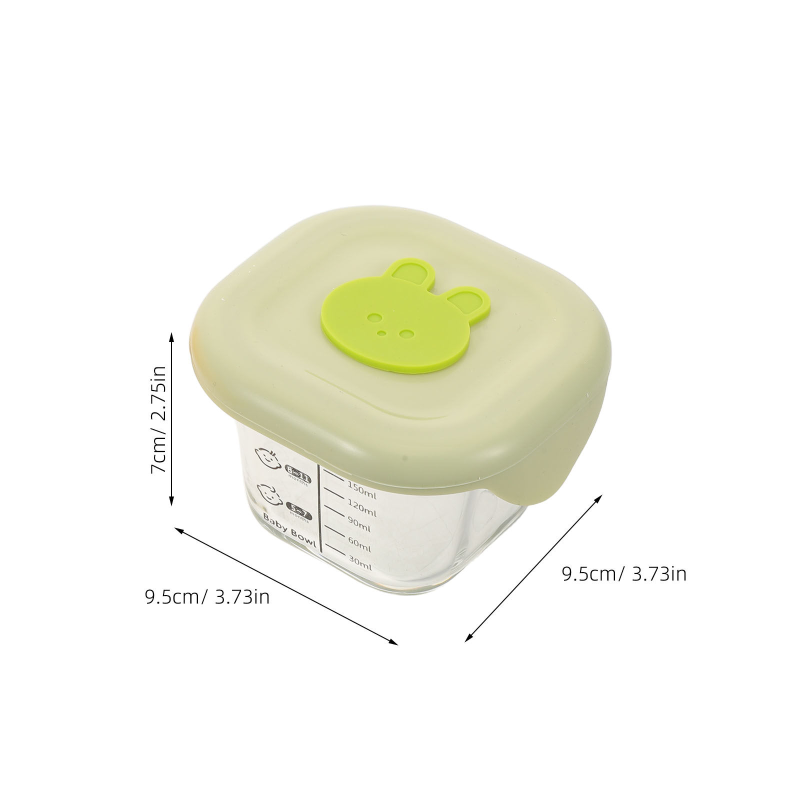 2Pcs Baby Food Storage Contain - Baby Food Jars With Lids 评论和价格