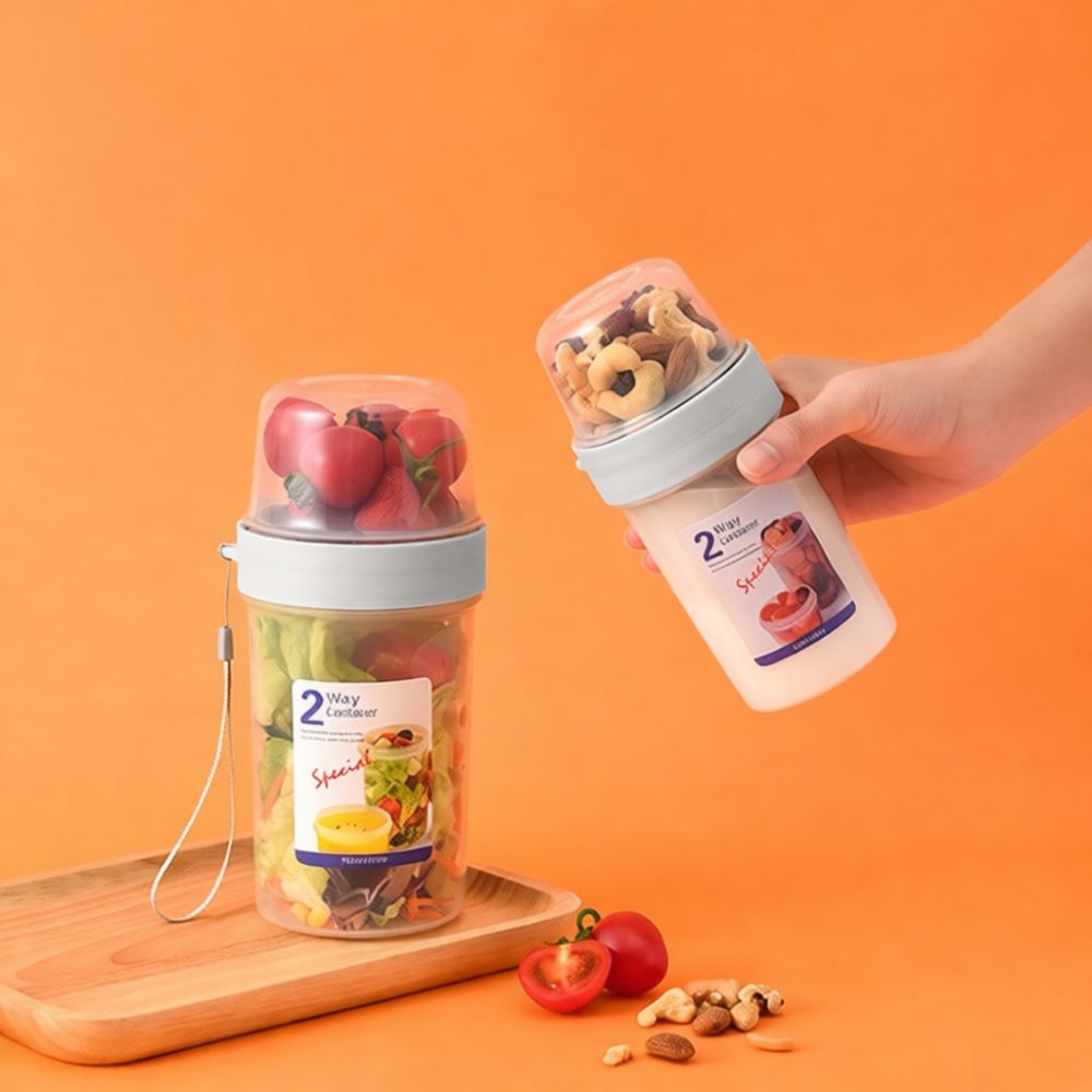 Portable Double Layer Storage  - Baby Food Jars With Lids 评论和价格